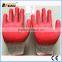 BSSAFETY white cotton knitting red latex coated working glove