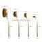 toothbrush makeup 4pieces multi-purpose rose gold oval make up brushes set