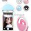 Most popular battery ring selfie led mini cell phone ring selfie light for all