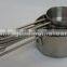 4 pcs set 60ml80ml125ml250ml stainless steel measuring cup