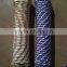 household rope in assorted color diamond braided rope