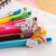 rainbow pen,cartoon lovely plastic ball pen