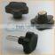 Custom high quality din camera screws with plastic knob