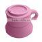 Silicone Travel Collapsible Camping Mug with Lid