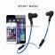 New Factory Cheap Wireless Sport Music Earbuds, Stereo Sweat-proof Bluetooth 4.1 Sport Headsets For Sale