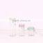 hot-sell square glass jar with metal cover