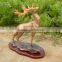 China supplier of cast iron garden statue of deer statue /garden art deer statue
