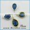 2016 new arrival natural teardrop glass stone pendant