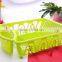 Wholesale useful plastic dish drainer for kitchen /colourful useful daily plastic dish rack