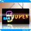 Solar letter LED sign display board /full color LED open display sign can be customized