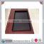 espresso painted and hotel industrial use wooden serving tray
