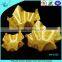 Popular acrylic golden fruit dish fruit plates