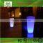 Colorful LED plastic casino flowerpot,Plastic led flower vase, shinning led planter