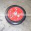 size 13x3 solid wheel with metal rim 13x3/14x4 size