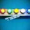 AD16-22D/S 22mm 6.3V-380v painel indicam luz de sinal conduzido brilho warterproof indicador luzes indcating buraco tamanho