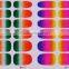 Hot Selling gradient color nail sticker for girls, Gradient nail stick Fashion Nail art Decals