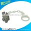die casting zinc alloy material baby carriage shape baby pacifier clip with plastic chain