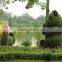 Customized artificial topiary grass animal landscaping