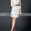 women long sleeve office pencil dress women work dress print formal dress OL dress