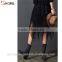 Fashion street style elastic high waist asymmetric multi layers mesh tulle puffy tutu skirts for young ladies