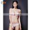 HSZ-G5021 Wholesale Transparent Sexy 34 Bra Size Set Female Pink Lingerie Underwear Fancy Women Lace Panty Hot Ladies Pictures