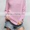 EY0873S New Arrival Women Round Neck Knitted Pure Color Sweater Pullover, American Long Sleeve Sweaters