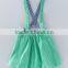 2017 Fashion Wholesale New Design Baby Girl Suspender Skirt Schoolgirl Kids Costume Dress Baby Clothing
