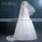 Beaded Edged Ivory White Wedding Veil Soft Tulle High Quality Wedding Bridal Veils