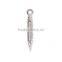 Zinc Based Alloy 3D College Jewelry Charms Pencil Silver Tone 3D
