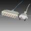 chandelier turkey Fongkit led 2 pin male plug stecke connectors with Euro socket