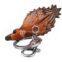 Plaid handmade pavans ostrich hangings keychain car genuine leather keychain key chain small gift