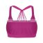 Women push up sexy girls gym vest elastic straps fitness exercise yoga sports bra