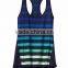 China manufacturer Stripe Women Sport Tank Top