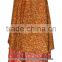 Indian Two Layer Beach Sarong Wraparound Sari Wrap Skirt