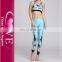 Tree Print Tank Top Sports Suits Yoga Pants Gym Wear For Women