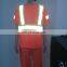 High visbility reflective breathable orange safety T-shirt