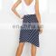 Latest Skirt Design Pictures For New Style Women Short Skirt In Navy Stripe