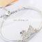 Austrian crystal bracelet Ballet swan silver bracelet