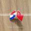 Mingfengxing Souvenirs custom logo double bulk flag pin