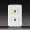 push button wall switch socket Digit Telephone Socket with Data Socket