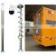 2m rapid deploying pneumatic mast for emergency and battle vehicles
