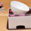 Non-skip Ceramic Pets Feeder Magnetic Multi-angle Adjustable Bevel Cat Dog Bowl Neck Protection