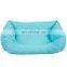 Manufacturer Wholesale Plain Cotton Stuffed Pink Blue Dog Warm Soft Bed