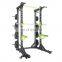 Dhz Fitness Half Rack Body Building Commercial Multi Function Station Workout Gym Equipment