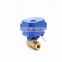 2-way motorized ball valve ADC9-24V actuator electric actuators DN8 DN10 DN15 automatic control water valve