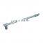 Stainless steel shower room support bar glass fitting rod