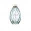 Nordic sky blue elegant modern custom restaurant hotel home decor cheap glass table lamps with logo