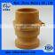 Type F Camlock coupling male adapter Size 1/2"-6" made by professiomal manufacture