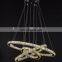 2018 New Design Modern Luxury Crystal Chandelier lights with K9 Crystals ring