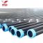 Black Seamless round carbon iron steel pipe / tube